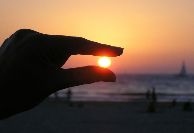 Sol e dieta. Tem que ser na medida certa